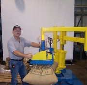 Portable Burlap Bag Handler